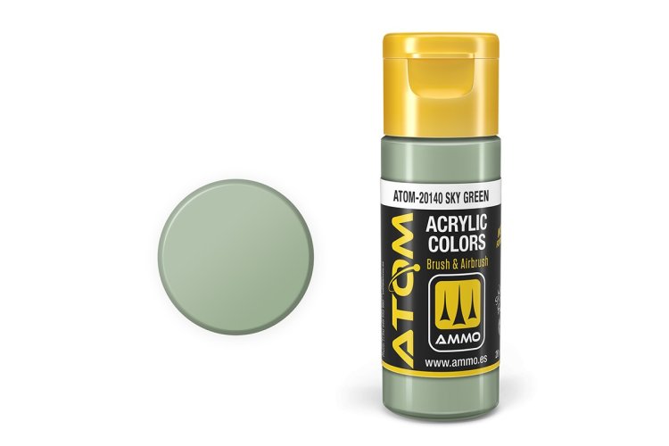 AMMO MIG 20140 ATOM - Sky Green - Acryl - 20ml - Mig20140 xs - MIG20140-XS