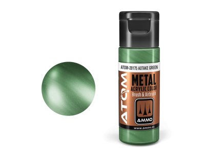 AMMO MIG 20175 ATOM - Metallic Aotake Green - Acryl - 20ml - Mig20175 xs - MIG20175-XS