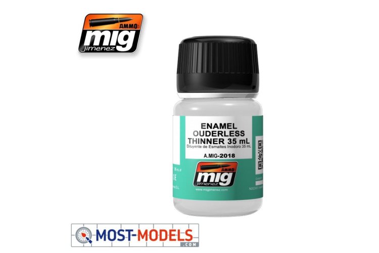 AMMO MIG 2018 Enamel Ouderless Thinner (35 ml) - Mig2018 1 - MIG2018-XS