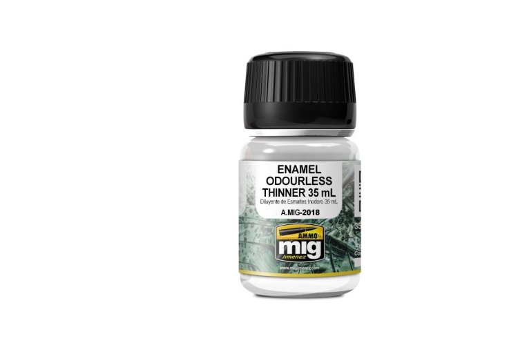 AMMO MIG 2018 Enamel Ouderless Thinner (35 ml) - Mig2018 xs - MIG2018-XS