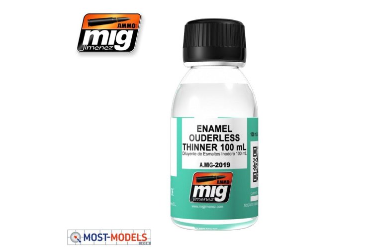 AMMO MIG 2019 Enamel Ouderless Thinner (100 ml) - Mig2019 1 - MIG2019