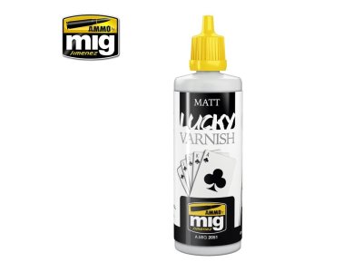 AMMO MIG 2051 Lucky Varnish - Matt - Acryl (60 ml) - Mig2051 - MIG2051-XS