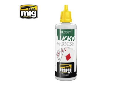 AMMO MIG 2053 Lucky Varnish - Glossy - Acryl (60 ml) - Mig2053 - MIG2053-XS