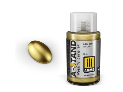 AMMO MIG 2307 A-Stand Pale Gold - Metallic - 30ml - Mig2307 - MIG2307