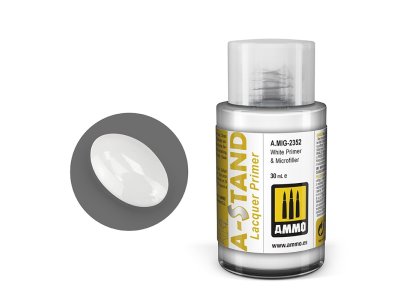 AMMO MIG 2356 A-Stand White Gloss Primer - 30ml - Mig2356 - MIG2356