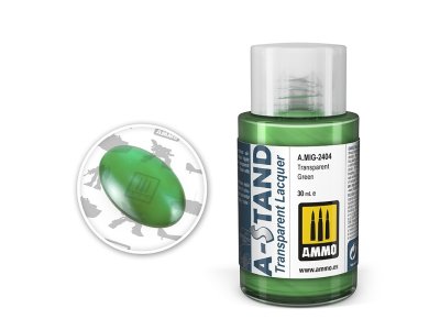 AMMO MIG 2404 A-Stand Transparent Green - 30ml - Mig2404 - MIG2404