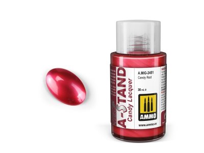 AMMO MIG 2451 A-Stand Candy Red - 30ml - Mig2451 - MIG2451