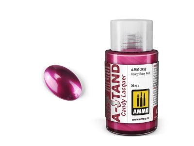 AMMO MIG 2452 A-Stand Candy Ruby Red - 30ml - Mig2452 - MIG2452