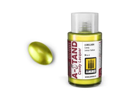 AMMO MIG 2454 A-Stand Candy Lemon Yellow - 30ml - Mig2454 - MIG2454