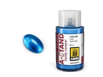 AMMO MIG 2458 A-Stand Candy Electric Blue - 30ml - Mig2458 - MIG2458