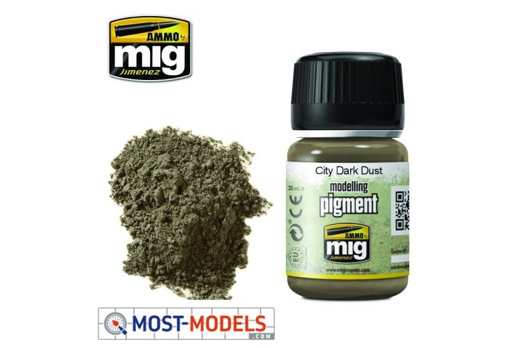 AMMO MIG 3028 City Dark Dust Superfine Pigment - Mig3028 1 - MIG3028-XS