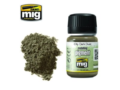 AMMO MIG 3028 City Dark Dust Superfine Pigment - Mig3028 - MIG3028-XS