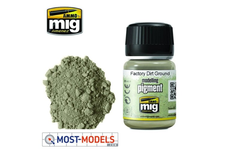 AMMO MIG 3030 Factory Dirt Ground Superfine Pigment - Mig3030 1 - MIG3030-XS