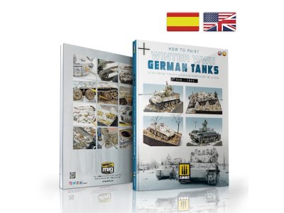 AMMO MIG 6039 How To Paint Winter WWII German Tanks - English - Mig6039 how to paint winter wwii german tanks multilingual eng spa - MIG6039-XS