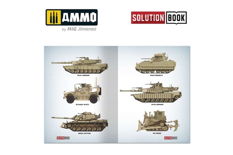 AMMO MIG 6512 Solution Book - How to Paint Modern US Military Sand Scheme - Mig6512 1 - MIG6512-XS
