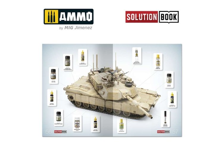 AMMO MIG 6512 Solution Book - How to Paint Modern US Military Sand Scheme - Mig6512 2 - MIG6512-XS