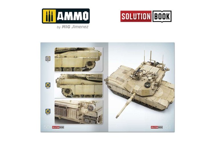 AMMO MIG 6512 Solution Book - How to Paint Modern US Military Sand Scheme - Mig6512 3 - MIG6512-XS