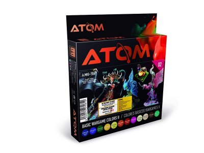 AMMO MIG 7061 ATOM - Basic Wargame II - Acryl Set 12x15ml - Mig7061 - MIG7061-XS