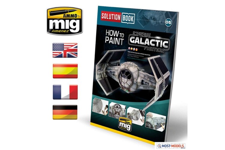 AMMO MIG 7720 How to Paint Galactic Fighters - Solution Box - Mig7720 4 how to paint imperial galactic fighters solution box - MIG7720