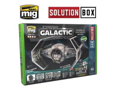 AMMO MIG 7720 How to Paint Galactic Fighters - Solution Box - Mig7720 how to paint imperial galactic fighters solution box - MIG7720