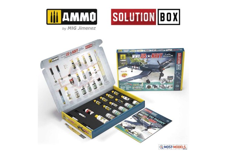 AMMO MIG 7723 US Navy - WWII Late - Solution Box - Mig7723 1 us navy wwii late solution box - MIG7723