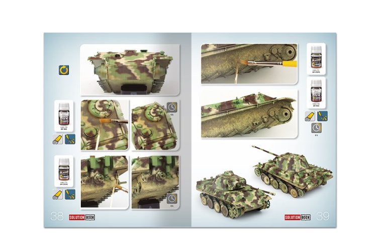 AMMO MIG 7729 WWII German Late War Vehicles - Paint and Weathering System - Solution Box - Mig7729 10 - MIG7729