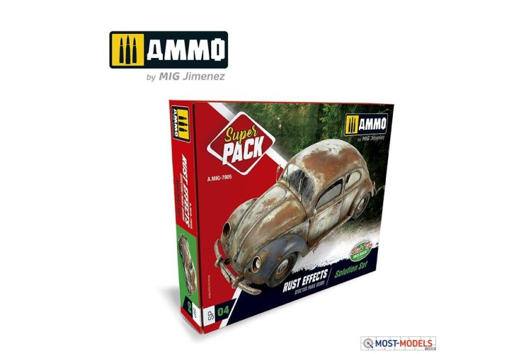 AMMO MIG 7805 Rust Effects, Solution set - Mig7805 1 - MIG7805