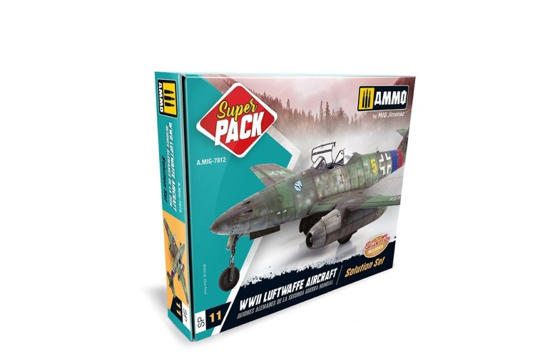 AMMO MIG 7812 Super Pack Luftwaffe WWII - Solution Set - Mig7812 a superpack wwii luftwaffe aircraft 1 - MIG7812