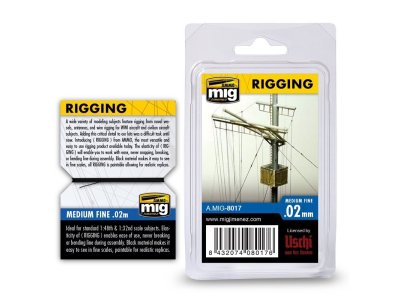 AMMO MIG 8017 Rigging - Fine 0,02mm - 2 meters - Mig8017 - MIG8017-XS