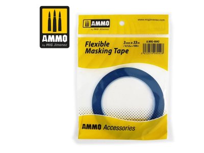 AMMO MIG 8042 Flexible Masking Tape (3mmX33m) - Mig8042 - MIG8042-XS