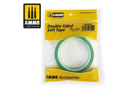 AMMO MIG 8044 Double Sided Soft Tape (15mmX10m) - Mig8044 - MIG8044-XS