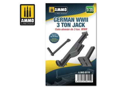 1:35 AMMO MIG 8115 GERMAN WWII 3 TON JACK - Mig8115 135 german wwii 3 ton jack - MIG8115