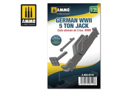 1:35 AMMO MIG 8116 GERMAN WWII 5 TON JACK - Mig8116 135 german wwii 5 ton jack - MIG8116