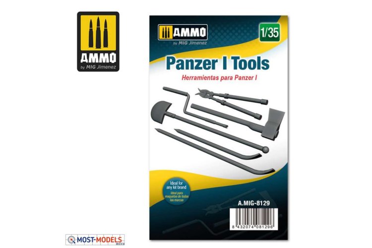 1:35 AMMO MIG 8129 Panzer I Tools - Mig8129 135 panzer i tools 1 - MIG8129