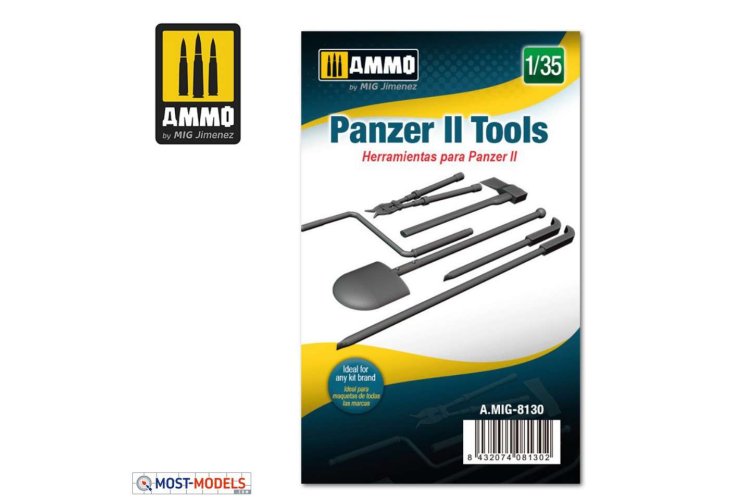 1:35 AMMO MIG 8130 Panzer II Tools - Mig8130 135 panzer ii tools 1 - MIG8130