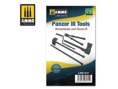 1:35 AMMO MIG 8131 Panzer III Tools - Mig8131135 panzer iii tools  - MIG8131