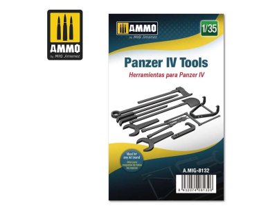 1:35 AMMO MIG 8132 Panzer IV Tools - Mig8132 135 panzer iv tools - MIG8132