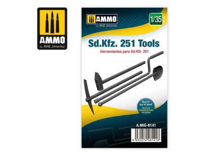 1:35 AMMO MIG 8141 SD.KFZ. 251 Tools - Mig8141 135 sdkfz 251 tools - MIG8141