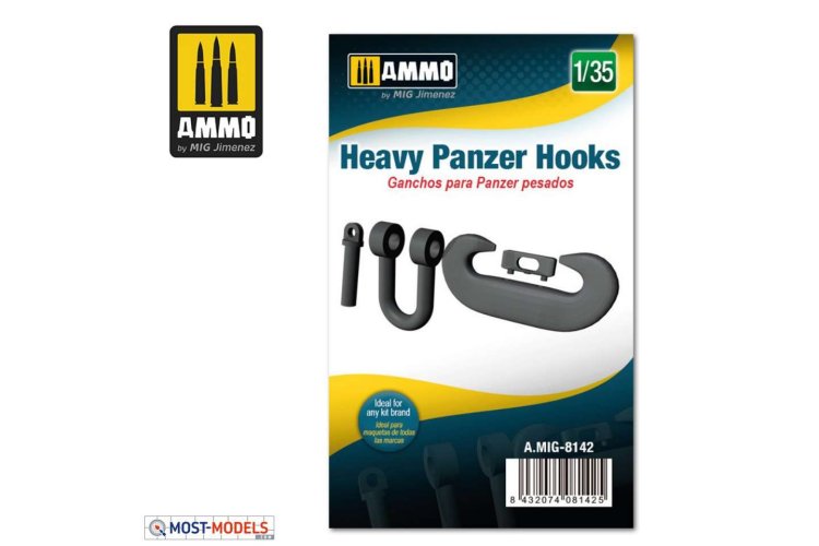 1:35 AMMO MIG 8142 Heavy Panzer Hooks - Mig8142 135 heavy panzer hooks 1 - MIG8142