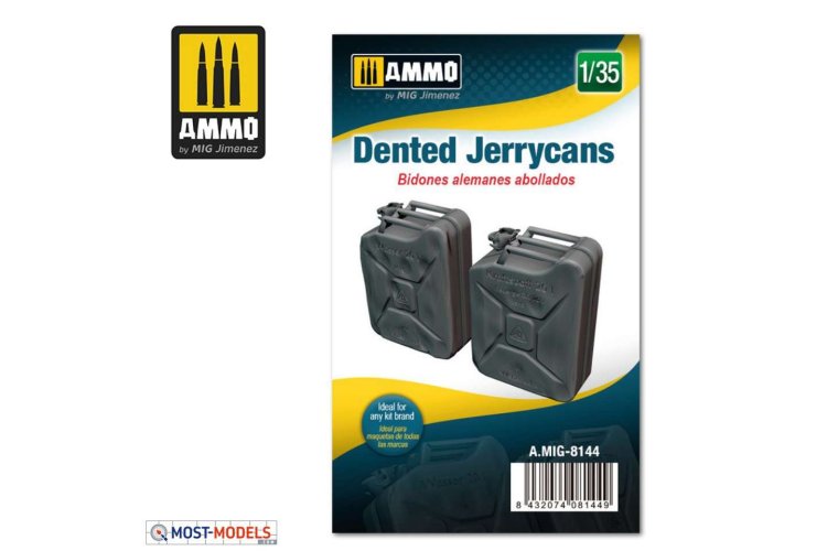 1:35 AMMO MIG 8144 Dented Jerrycans - Mig8144 135 dented jerrycans 1 - MIG8144