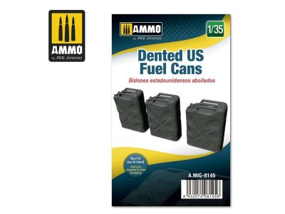 1:35 AMMO MIG 8145 Dented US Fuel cans  - Mig8145 135 dented us fuel cans - MIG8145