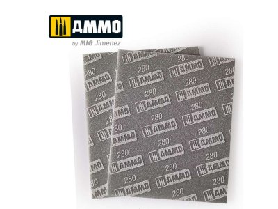 AMMO MIG 8558 Sanding Sponge Sheet - 280 grit - Mig8558 sanding sponge sheet 280 - MIG8558-XS