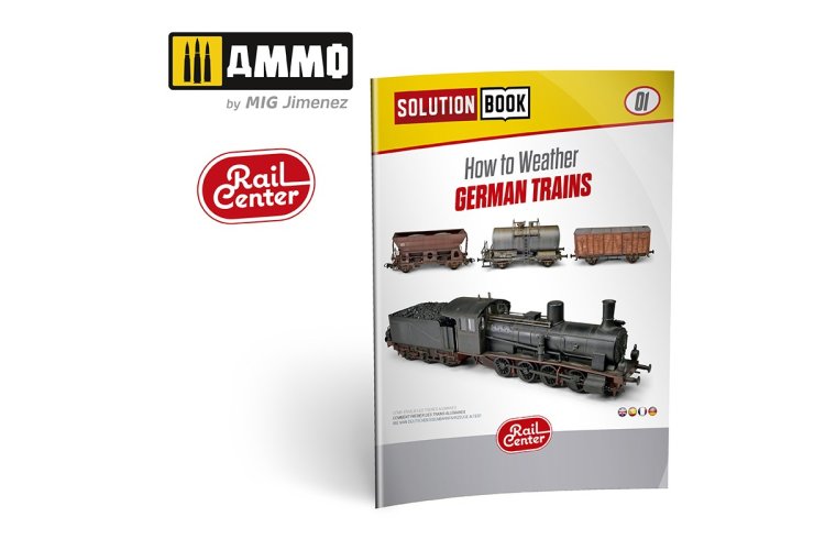 AMMO MIG R1200 German Trains Weathering - Solution Box Rail Center - Migr1200 2 - MIGR1200