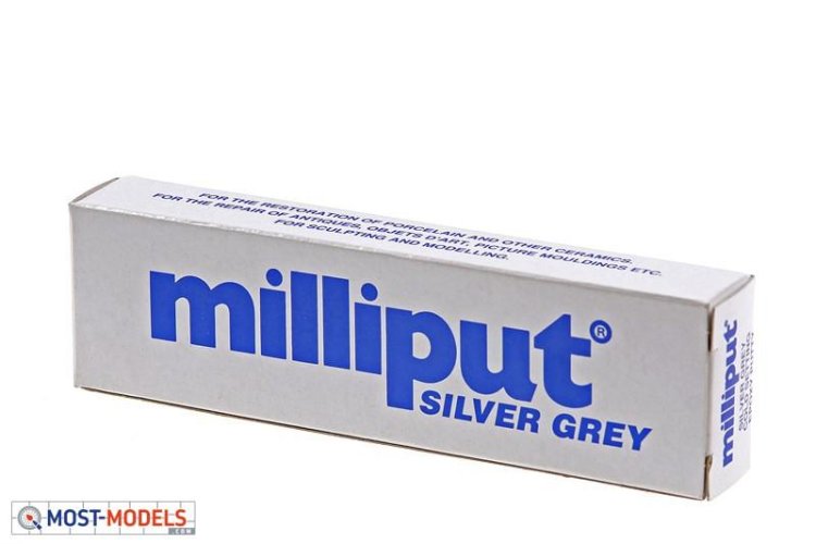 Milliput 03 Silver Grey Putty - Mil03 - MIL03-XS