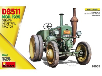 1:24 MiniArt 24005 German Industrial Tractor D8511 Mod. 1936 - Min24005 - MIN24005