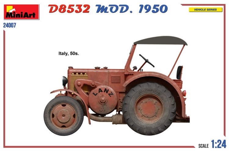 1:24 MiniArt 24007 German Traffic Tractor D8532 Mod.1950 - Min24007 5 - MIN24007