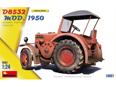 1:24 MiniArt 24007 German Traffic Tractor D8532 Mod.1950 - Min24007 - MIN24007