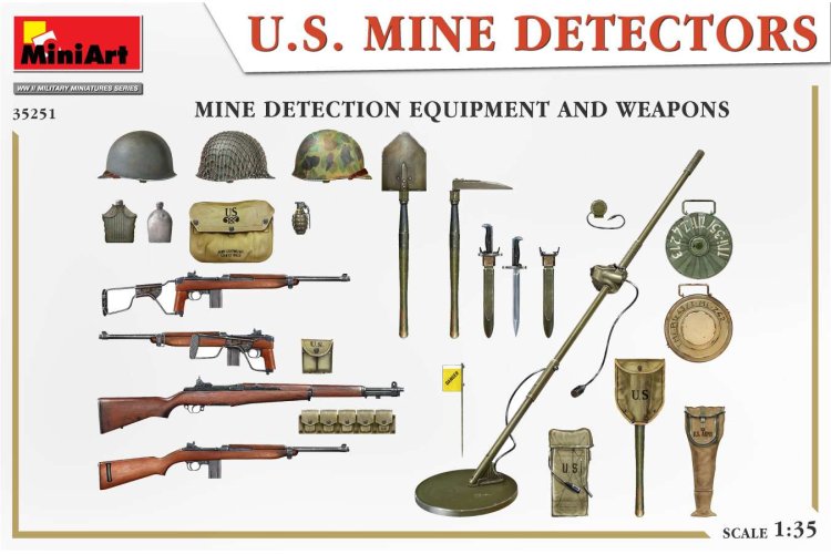 1:35 MiniArt 35251 US Mine Detectors - Min35251 side views - MIN35251