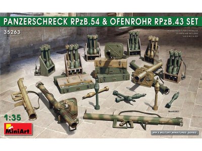 1:35 Miniart 35263 Panzerschreck RPzB.54 & Ofenrohr RPzB.43 WWII - Min35263front - MIN35263