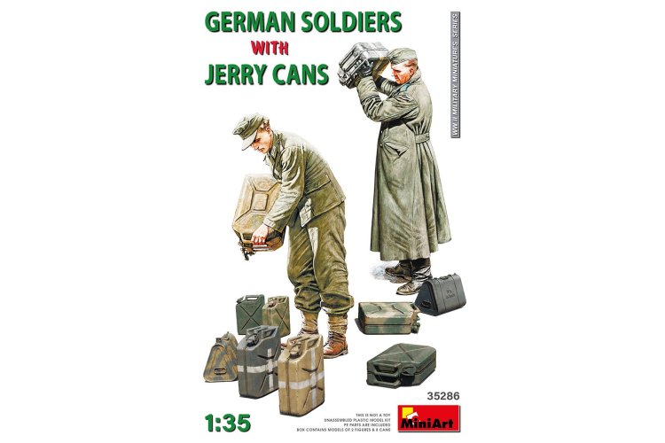 1:35 MiniArt 35286 German soldiers with jerry cans  - Min35286 - MIN35286